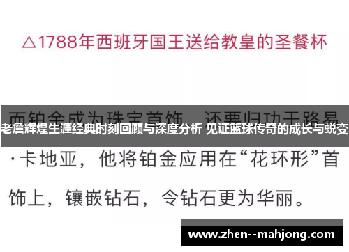 老詹辉煌生涯经典时刻回顾与深度分析 见证篮球传奇的成长与蜕变